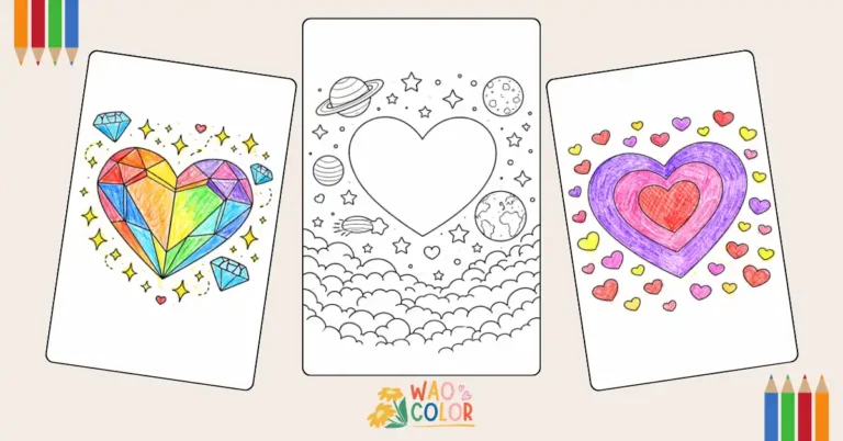 Heart Coloring Pages