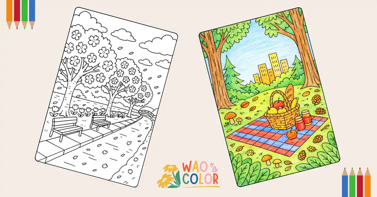 Spring Coloring Pages