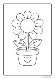 flower coloring pages