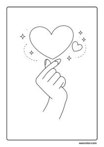 lovely printable coloring pages of heart