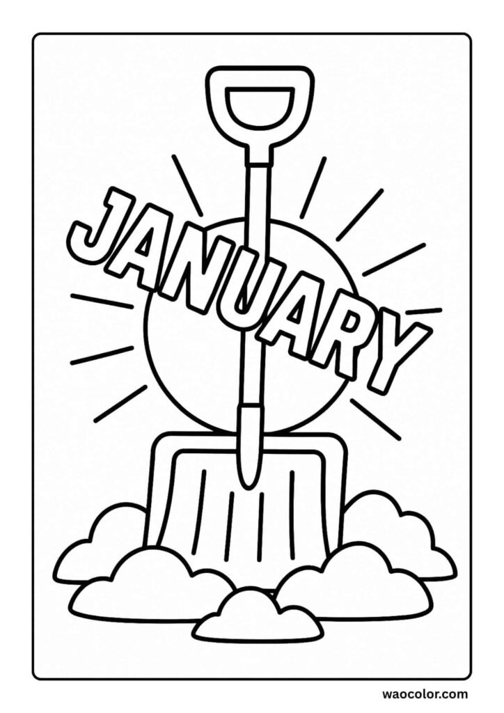 winter coloring pages aesthetic