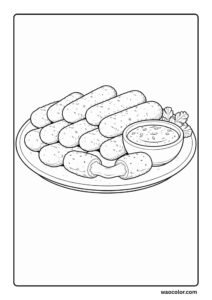 Food Coloring Pages