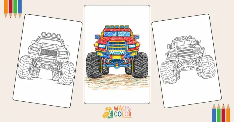 Monster Truck Coloring Pages