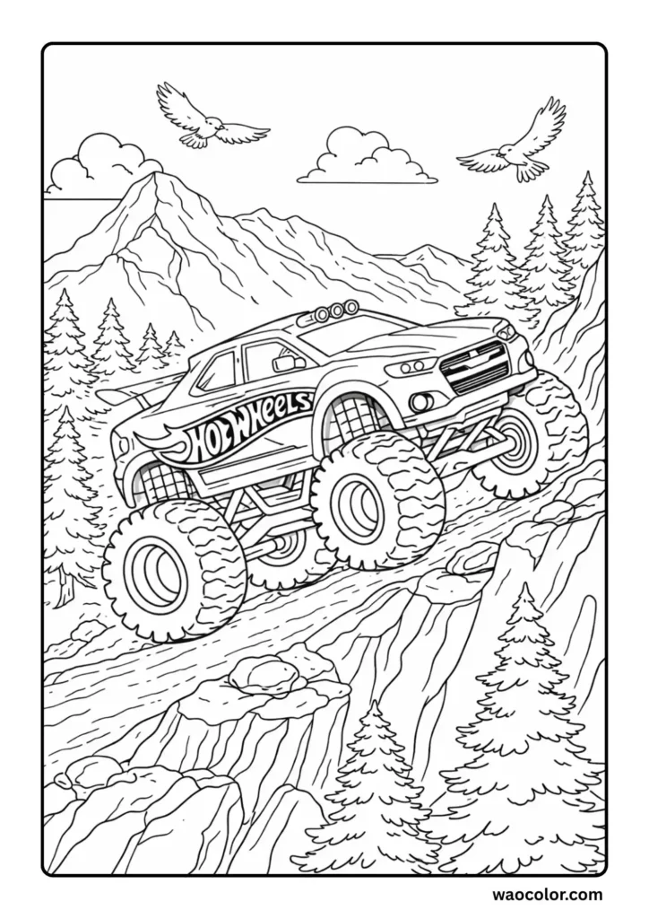 hot wheels on mountain free pdf