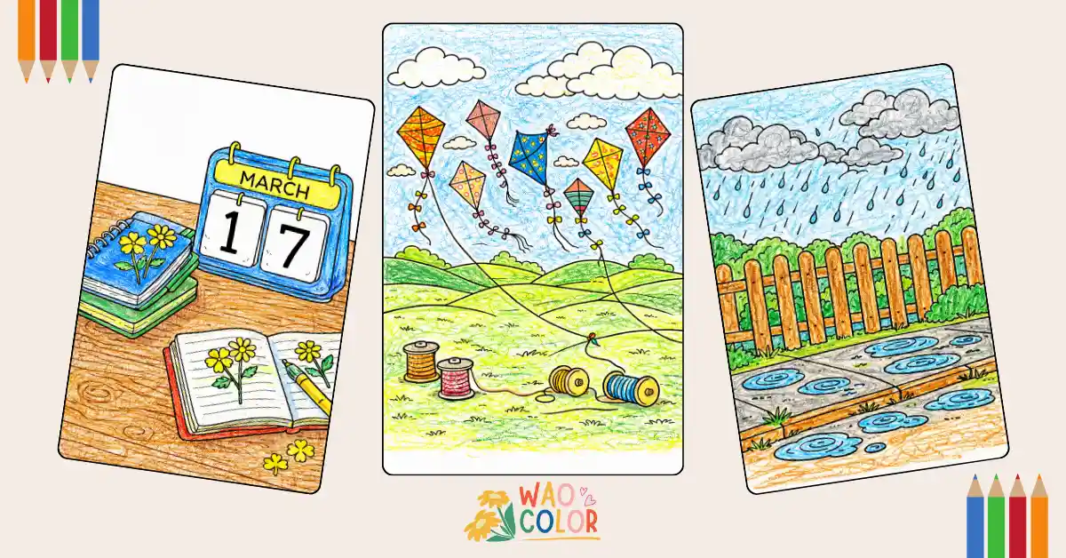 March Coloring Pages