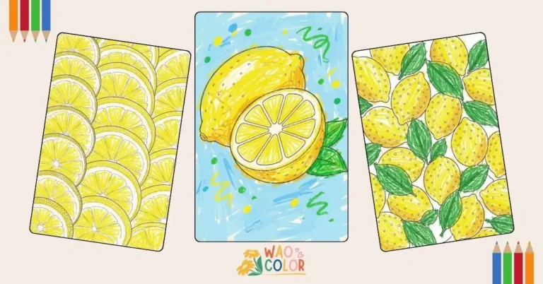 Lemon Coloring Pages