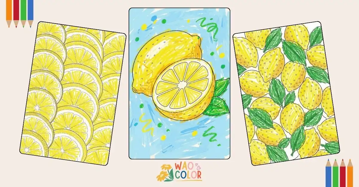 Lemon Coloring Pages